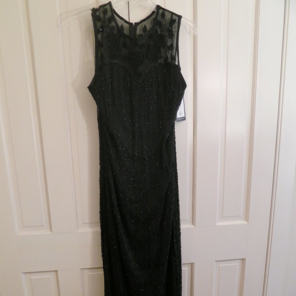 Formal Black Beaded Gown